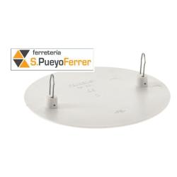 TAPA CAJA EMPOTRAR REDONDA C/GARRAS 100MM