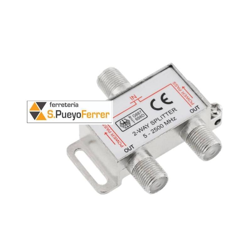 REPARTIDOR 5-2500MHZ 2 VIAS F PASO CORRIENTE