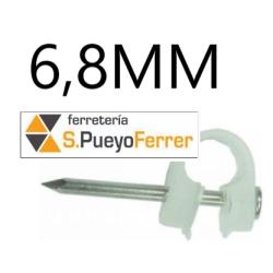 BLISTER GRAPA TRANSP TV 6,8MM 8UN