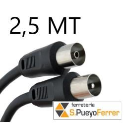 PROLONGACION TV 2,5MT NEGRO