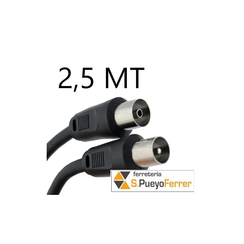 PROLONGACION TV 2,5MT NEGRO