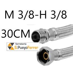 CONEXION M3/8-H3/8 30CM INOX latiguillo