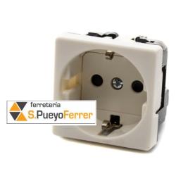 BASE SIMON MARFIL 2P TT LAT. SCHUKO+SEG S-27 27472-62