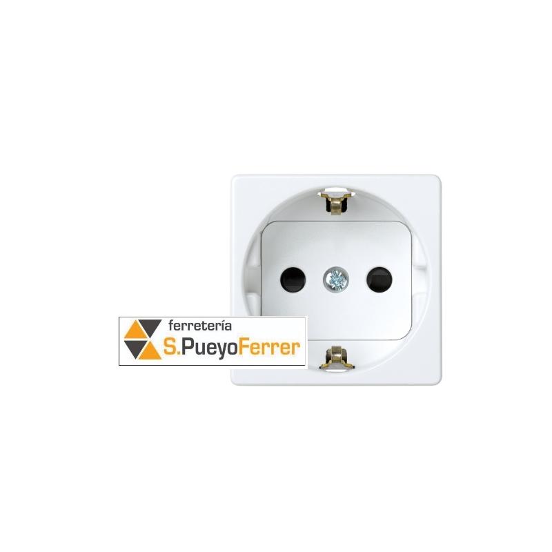 BASE SIMON BLANCA 2P TT LAT. SCHUKO+SEG S-27 27472-65