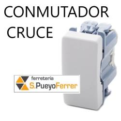 CONMUTADOR CRUCE SIMON ESTRECHO 27251-64 BLANCO
