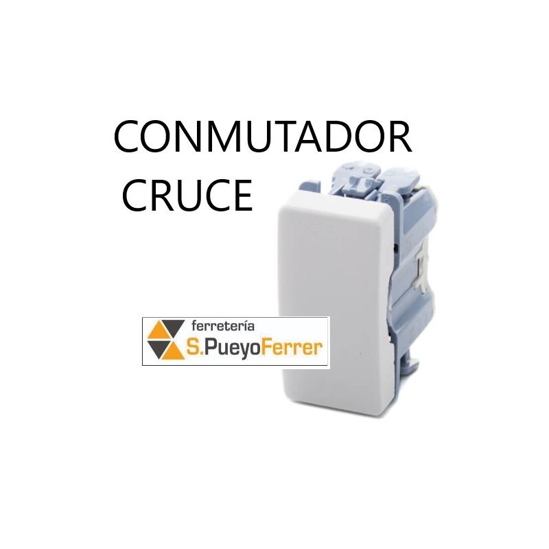 CONMUTADOR CRUCE SIMON ESTRECHO 27251-64 BLANCO