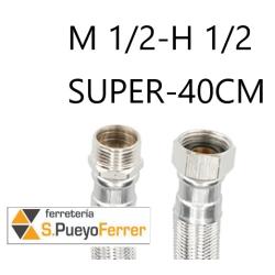 SUPER CONEXIÓN M1/2-H1/2 40 INOX latiguillo