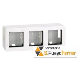 CAJA SUPERFICIE 3 ELEMENTOS BLANCA 27831-35