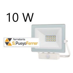 FOCO BLANCO PROYECTOR LED C/SENSOR 10W