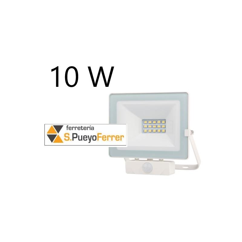 FOCO BLANCO PROYECTOR LED C/SENSOR 10W