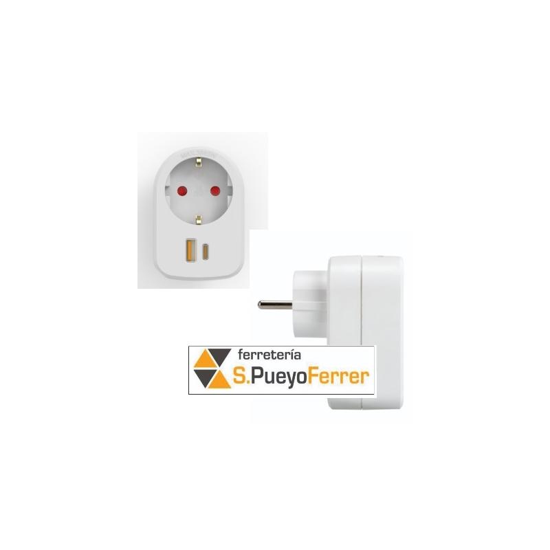ADAPTADOR COMBI 30W USB A+C BLANCO