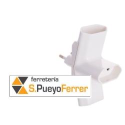 TRIPLE ADAPTADOR A BASE T/TL 4MM (EXP)