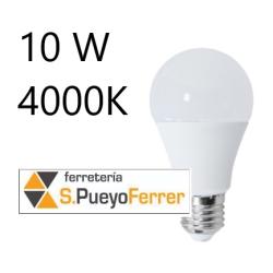 BOMBILLA LED STANDAR 10W E27 DIA 4000K