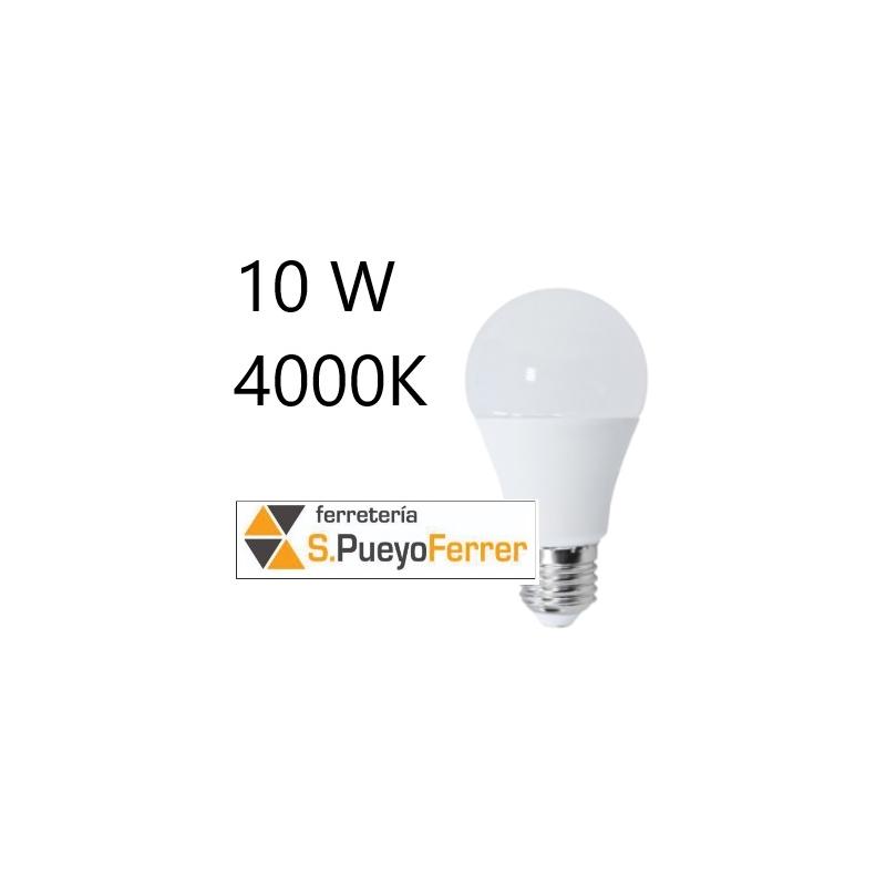 BOMBILLA LED STANDAR 10W E27 DIA 4000K
