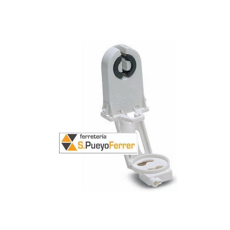 PORTALAMPARAS FLUORESCENTE CON PORTACEBADOR